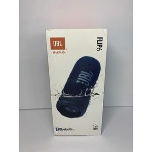 JBL Flip 6 Navy NEW Bluetooth Speaker Portable IPX7 Waterproof - FAST US SHIP